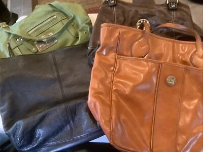 Lot Of 4 Purses~ Liz Claiborne -Mundi- Rossetti- Preston & York Leather Purses - Image 1 of 4