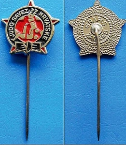 JUDO - Croatian Judo Federation - vintage pin badge SCARCE TYPE - Picture 1 of 1