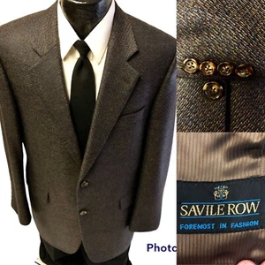 Savile Row Men BESPOKE Sport Coat IRIDESCENT Gold Jacket Wool TWEED Blazer 40 R - Picture 1 of 8