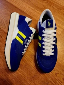Tenis POLO RALPH LAUREN Para hombres Talla 10.5 Parte Superior Baja Cuero Gamuza Entrenamiento - Imagen 1 de 17
