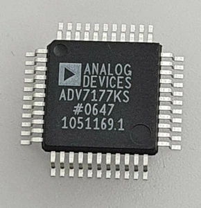 ADV7177KS Digital CCIR-601 to PAL/NTSC Video Encoder with 3x9-Bit DACs IC - Picture 1 of 3