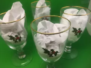 Portmeirion Holly & Ivy Goblets, Set of 4 (623958) - Picture 1 of 8