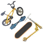 Lightweight Fun Educational Toy Mini Finger Skateboard Set Alloy Bike Scooter