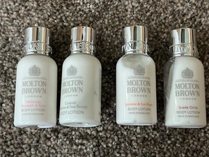 Molton Brown Body lotion Rhubarb & Rose Suede Orris Jasmin & Sunrose Coastal SP - Picture 1 of 1