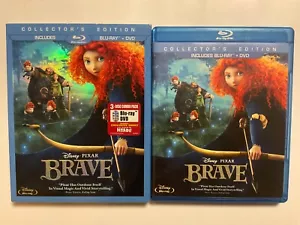 DISNEY PIXAR BRAVE COLLECTOR’S EDITION Blu-Ray & DVD MOVIE DISC SET - Picture 1 of 2