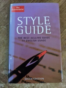 Style Guide By The Economist. 1861972091 Hardcover - Foto 1 di 4