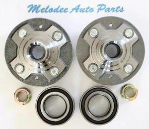 Front Left & Right Wheel Hub With Wheel Bearing Set For Honda Fit 2009 - 2013 - Picture 1 of 4