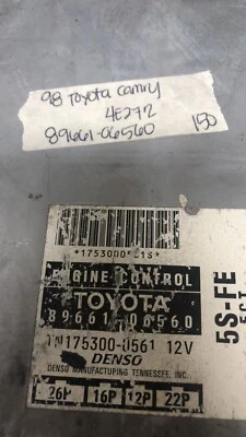 89661-06560 Toyota Camry 1998 ecu ecm computer - Image 1 of 4