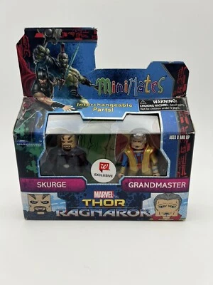 MARVEL THOR RAGNAROK MINIMIZA "SKURGE & GRANDMASTER" NUEVO DAÑO EN CAJA SELLADA Foto 1 de 4