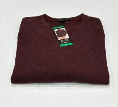 Banana Republic Men’s Waffle Crew Sweatshirt, Red, Size XL - Image 1 of 4