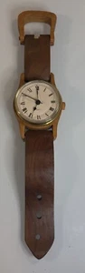 Wall Or Desk Wood Watch Clock, handcrafted 15" Battery Operated - Picture 1 of 12