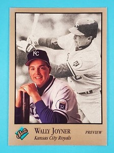 1992 Studio Preview Wally Joyner Kansas City Royals #10 ⚾
