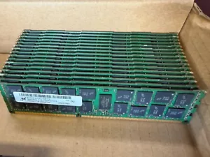 Lot of 16 Micron MT36KSF2G72PZ-1G4E1FE 16GB2RX4 PC3L-10600R Server ECC - Picture 1 of 4