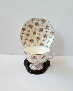 Vintage Hammersley England Bone China Tea Cup and Saucer Rose - Picture 1 of 7