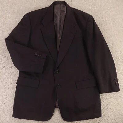 Chaqueta Givenchy de Colección M Azul a Rayas 100% Lana Lúpulo Blazer Hecho en EE. UU. 42R Foto 1 de 4