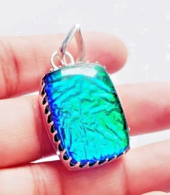 Australian Triplets Opal Gemstone 925 Sterling Silver Handmade Jewelry Pendant - Image 1 of 4