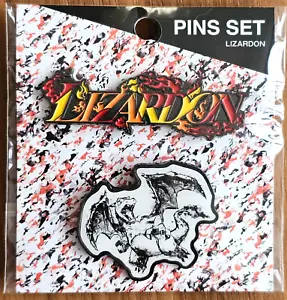 Pokemon Center Charizard Pin Metal Badge Lizardon Set Nintendo Japan NEU - Bild 1 von 2