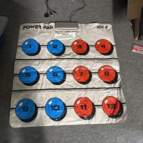 Original Nintendo NES Power Pad Fitness Mat (Untested)