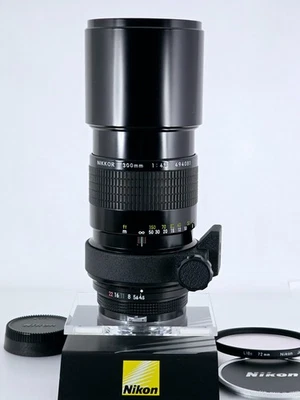 🌸[Near MINT+++] Nikon Non Ai Nikkor 300mm F4.5 Telephoto Lens From JAPAN - Image 1 of 4