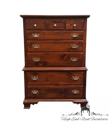 ETHAN ALLEN Antiguo Pino Taberna Rústica Americana 38" Pecho sobre Pecho 12-5005 Foto 1 de 4