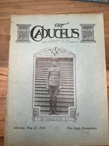 25 de mayo de 1918 The Caduceus Camp Greene Charlotte Carolina del Norte Base del Ejército Hospital Noticias B40 - Imagen 1 de 10