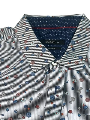 BUGATCHI classic fit floral short sleeve shirt Men’s Size XXL - Image 1 of 4
