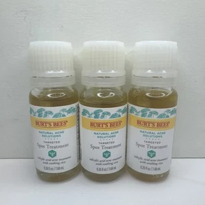 3x Burt's Bees Natural Acne Solutions Targeted Spot Treatment - Picture 1 of 4