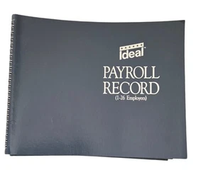 Ideal Payroll Record Lot For 1-26 Employees - 5 New Books - Picture 1 of 5