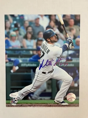 Mitch Haniger SIGNED 8x10 Photo Seattle Mariners JSA Sticker Only No Card - Image 1 of 2