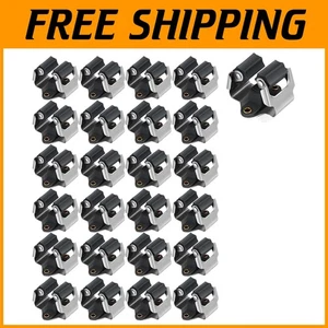 Besenregal zur Wandmontage - stilvolle Aufbewahrung von Reinigungswerkzeugen für Zuhause - Bild 1 von 8