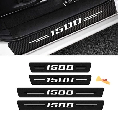 Protector antiarañazos 4 piezas para placa de puerta Chevy Silverado 1500 cubierta antiarañazos Foto 1 de 4