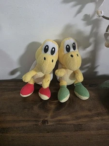 Super Mario Bros Koopa Troopa Plush Set Of Two  - Foto 1 di 4