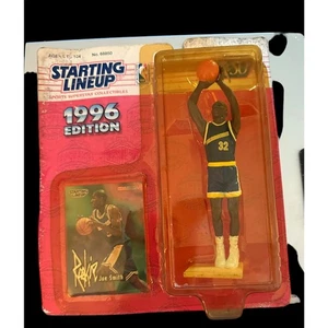 Startaufstellung Joe Smith Golden State Warriors NBA 1996 Vintage - Bild 1 von 4