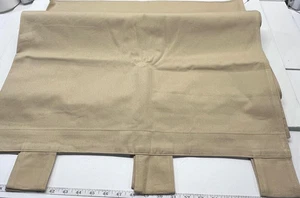 Restaurierungsbeschläge Baumwolle Tab Top Vorhang Panel 50" x 96" - Menge 3 - Bild 1 von 4