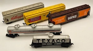 Vtg Tyco HO Scale Model Train Advertising Lot UNTESTED For Parts or Repair - Picture 1 of 20