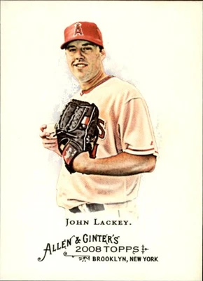 2008 Topps Allen & Ginter #125 John Lackey Los Angeles Angels - Image 1 of 2