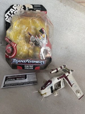 Transformers Star Wars Crossover Clone Pilot / Republic Gunship Hasbro 2007 - Image 1 of 4