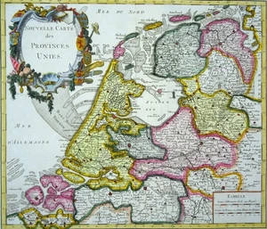 Netherlands, Philippe de Pretot, 1787, Nouvelle Carte des Provinces Unies - Picture 1 of 7