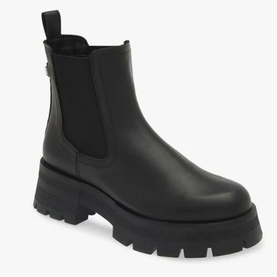 Botas Chelsea Steve Madden Malcolm talla 7 negras imitación cuero plataforma grunge Foto 1 de 4