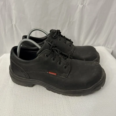 Red Wing Shoes Men's 10 EE 6633 Black Leather Steel Toe Work - Image 1 of 4