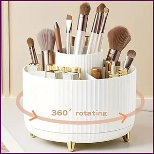 Organizer Make-up rotierend 360 Kosmetik Aufbewahrung großer Pinsel Kosmetikkoffer - Bild 1 von 28