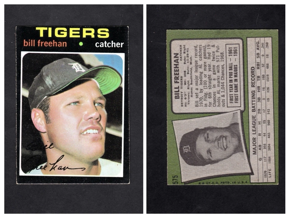 1971 Topps - Bill Freehan #575 VG - Image 1 of 1