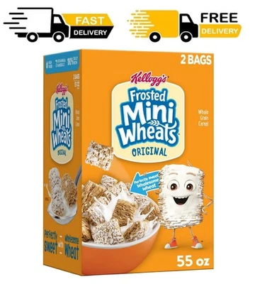 Kellogg's Frosted Mini-Wheats Breakfast Cereal, 55 oz. - Image 1 of 4