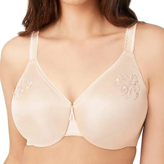 Wacoal 40ddd Seamless Minimizer Bra Natural Nude Satin 85154