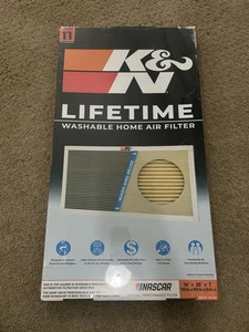 K&N Lifetime Washable HVAC Furnace Air Filter 14x25x1 Merv 11 HVC-11425 - Picture 1 of 5