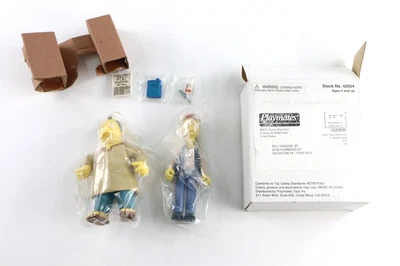 The Simpsons Cooder & Sinclair Mail Away Figures W/ Box NEW SEALED - Image 1 of 4