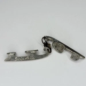 Vintage Sonja Henie Miniatur Paar Schlittschuhe KEINE RESERVIERUNG - Bild 1 von 7