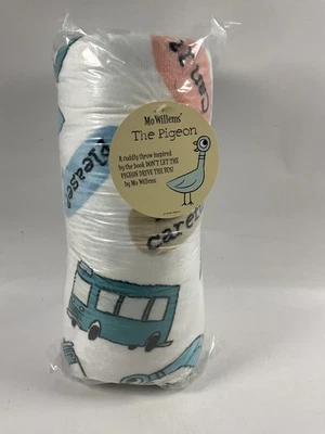 Mo Willems The Pigeon Throw Blanket – Don’t Let the Pigeon Drive the Bus Soft Pl - Image 1 of 4