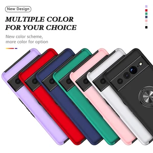 For Google Pixel 9 8 7 Pro Case Phone Protective Cover Shockproof Ring Holder - Picture 1 of 19