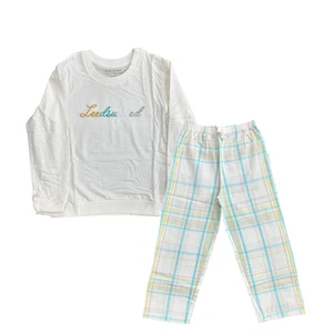 Pigiama bambina Leeds United calcio stampa quadri pigiama set - nuovo - Foto 1 di 3